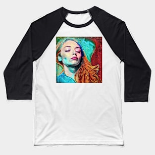 Face of Tori Amos Baseball T-Shirt